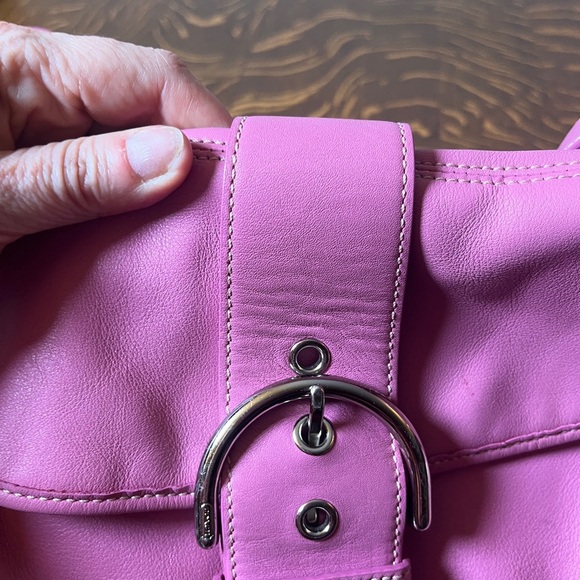 Coach Rare Barbie Pink SoHo Buckle Shoulder Bag - Picture 5 of 14